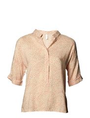 Vero Moda DONJA 2/4 TOP MIX WALL 4-5 - LATTE
