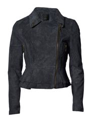 Vero Moda GOODBYE SHORT SUEDE JACKET - OMBRE BLUE