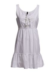 Vero Moda IBBI S/L MINI DRESS - OPT.WHITE
