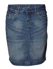 Vero Moda LISA SHORT DENIM SKIRT - MIX - DENIM