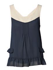 Vero Moda MARCH S/L TOP - OMBRE BLUE