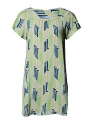 Vero Moda EBBY SS MINI DRESS - YUCCA