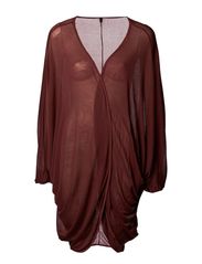 Vero Moda NFS SUPERB L/S CARDIGAN - RED MAHOGANY