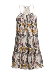 Vero Moda BRAZIL STRAP SHORT DRESS MIX BOOS - LIMELIGHT