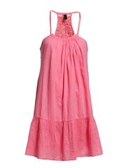 Vero Moda BRAZIL STRAP SHORT DRESS MIX BOOS - MIAMI PINK