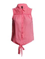 Vero Moda GOODIE SL SHIRT BOOS - MIAMI PINK