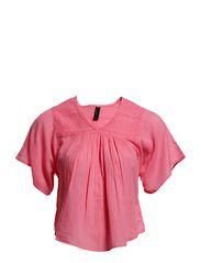 Vero Moda GOODIE SS TOP BOOS - MIAMI PINK