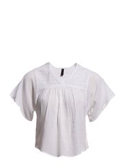 Vero Moda GOODIE SS TOP BOOS - OPT.WHITE