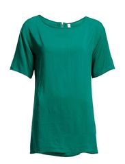 Vero Moda CADEL 2/4 CUT ZIP TUNIC - ULTRAMARINE GREEN