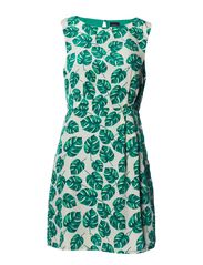 Vero Moda PALM S/L MINI DRESS VNS - ULTRAMARINE GREEN