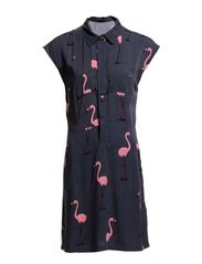 Vero Moda MIAMI S/S SHORT DRESS MIX WALL 8-9 VNS - OMBRE BLUE