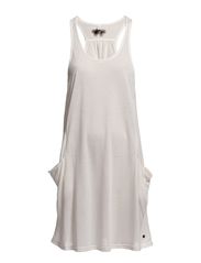 Vero Moda VIVAL SL SHORT DRESS - SNOW WHITE