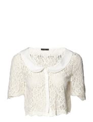 Vero Moda JULIA 2/4 BOLERO - SNOW WHITE