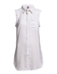 Vero Moda PHI SL LONG SHIRT - OPT.WHITE