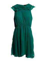 Vero Moda WHITNEY S/L MINI DRESS - ULTRAMARINE GREEN