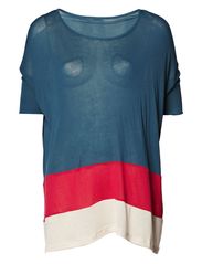 Vero Moda NFS OKSAN S/S TOP - MYSTERY GREEN