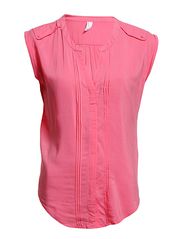 Vero Moda CLARA S/L SHIRT - MIAMI PINK