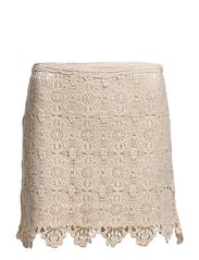 Vero Moda IDA CROCHET MINI SKIRT VNS - CREME