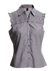 Vero Moda BILLIE STRIPE SL SHIRT WALL 12-13 - OPT.WHITE