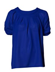 Vero Moda BLAKE 2/4 TOP - SHINY COBOLT