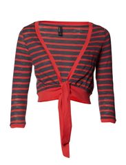 Vero Moda VLATKA TIE 3/4 BOLERO - OMBRE BLUE