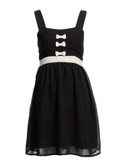 Vero Moda JANNU MINI BOW DRESS - BLACK