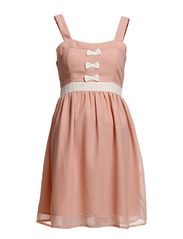 Vero Moda JANNU MINI BOW DRESS - ROSE SMOKE