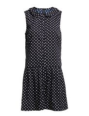Vero Moda DD ANITA S/L SHORT DRESS - DARK NAVY