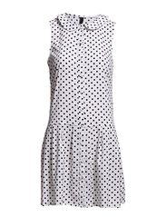 Vero Moda DD ANITA S/L SHORT DRESS - OPT.WHITE