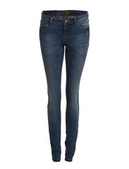 Vero Moda GAMBLER LW CURVED YOKE - MED. BLUE