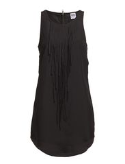 Vero Moda FERNA FRILL S/L MINI DRESS - NFS