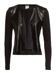 Vero Moda PU DRAPY L/S BLAZER - BBB