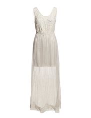 Vero Moda BLAKE S/L MESH LONG DRESS - NFSC2