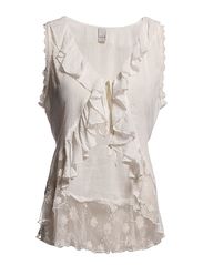 Vila Gaza waistcoat - WHITE