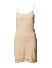 Vila Surface lace strap dress - SOFT CLAY