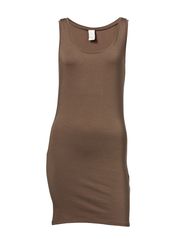 Vila Officiel long tank top new - CINDER GREY