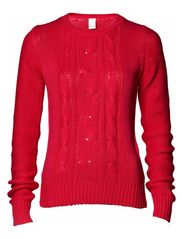 Vila FILU KNIT TOP - PREPPY PINK
