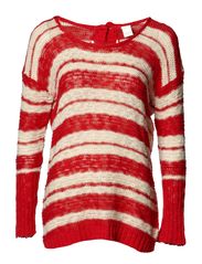 Vila EILEEN KNIT TUNIC - WINTER RED