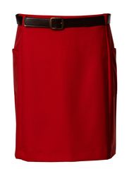 Vila KICKI SKIRT - LAVA RUST