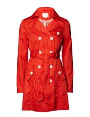 Vila MILLAS TRENCHCOAT/T - PAPRIKA