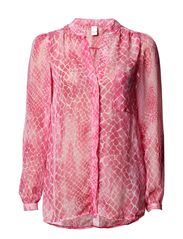 Vila DESSERT SHIRT - PREPPY PINK