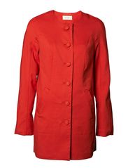 Vila NYCE COAT - PAPRIKA