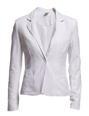 Vila COPENHAGEN BLAZER/MS - OPTICAL SNOW