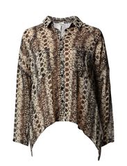 Vila TERRA LONG SHIRT - SOFT CLAY