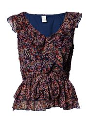 Vila WATERLINE TOP - HOT PINK