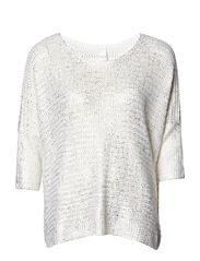 Vila KAKTA KNIT TOP - WHITE