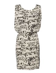 Vila OPALIA PRINTED DRESS - STONE