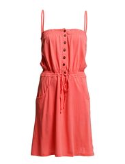 Vila LESS DRESS BP - CORAL LUSH