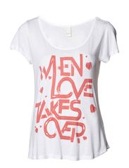 Vila LUXOR T-SHIRT - OPTICAL SNOW