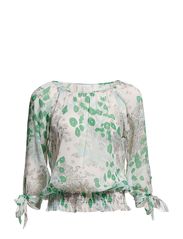 Vila KLATCH SMOCK TOP - OPTICAL SNOW